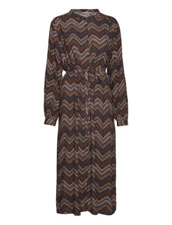Carbanni Ls Shirt Blk Dress Aop Patterned ONLY Carmakoma