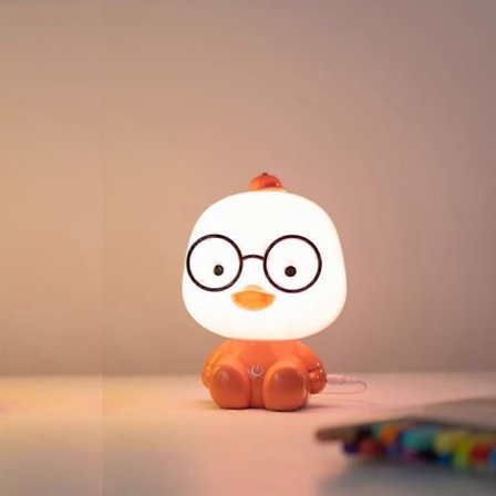 Nattlampa för Barn, 3 Ljusstyrkenivåer, Rumsdekor Skrivbordslampa, Tecknad Nattlampa för Barn, Barn Studenter Sovrum Vardagsrum Sovsal Läsning 