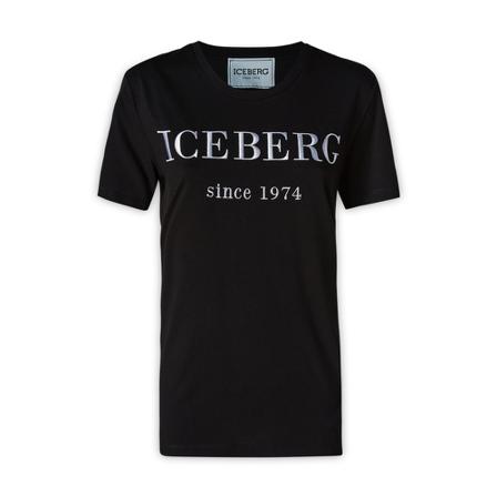 Iceberg, T-Shirts Zwart, Dames, Maat:XL