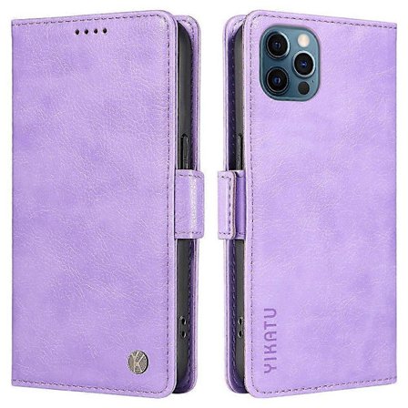 YIKATU YK-007 Læder Wallet Beskyttelsescover til iPhone 12/12 Pro