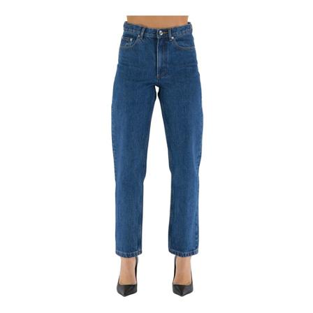 A.p.c., Wide Jeans Blauw, Dames, Maat:W27