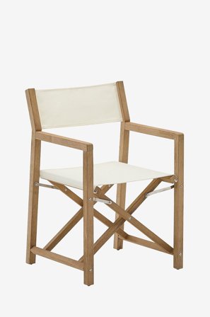 Kave Home - Utomhusstol - vilara - Vit - Utestolar & pallar - Från Homeroom