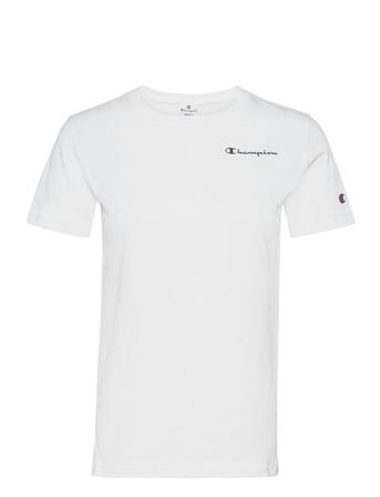 Crewneck T-Shirt T-shirt Top Hvid Champion