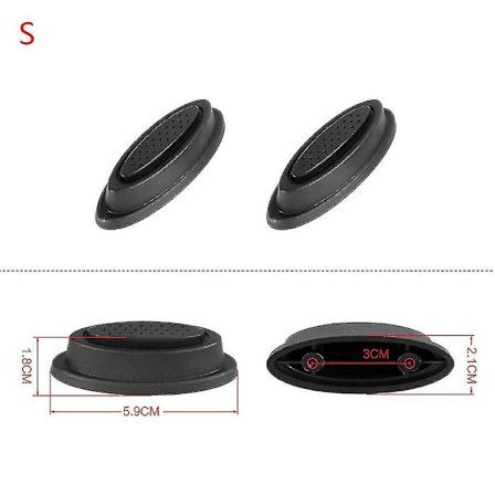 1 par erstatningsplast knott bagasjeføtter pads for bagasjevesker koffert stativføtter (FMY)