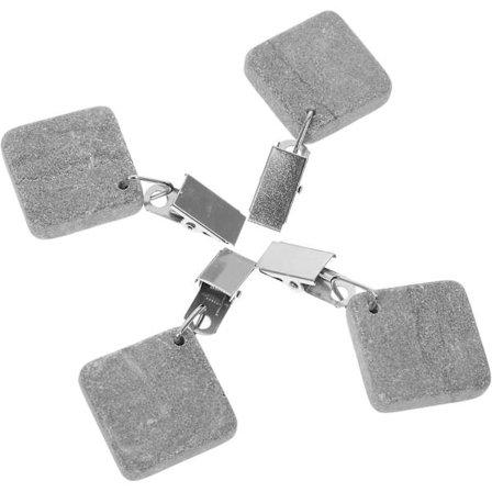 4-delad bordsduksviktklämma bordsduksvikt hänge sten bordsduk dekoration