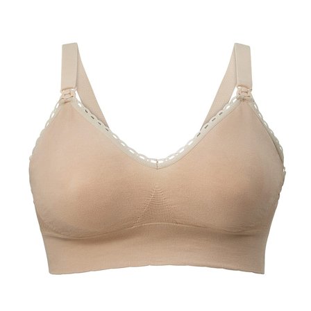 momkind Nursing Bra Sand S/M A-D, Tøj & Bolig, Ammetøj, Amme-bh'er