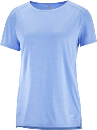Salomon Women's Outline Summer Tee Women short-sleeved sweaters Blue S