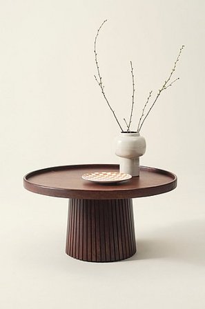 Jotex - Salontafel ø 90 Cm Bruin Bruin - ZELARINO - Koop Salontafels bij Jotex