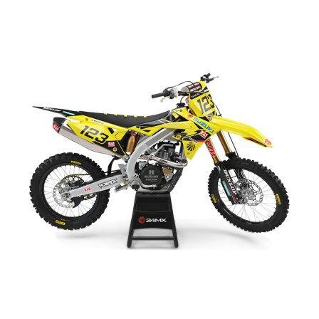 Complete Stickerset met Nummerplaatstickers ENJOY Yoshimura - Suzuki RM 65 2003-2007