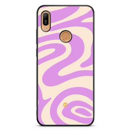 Bjornberry Skal Huawei Y6 2019 - Lila 70-tal