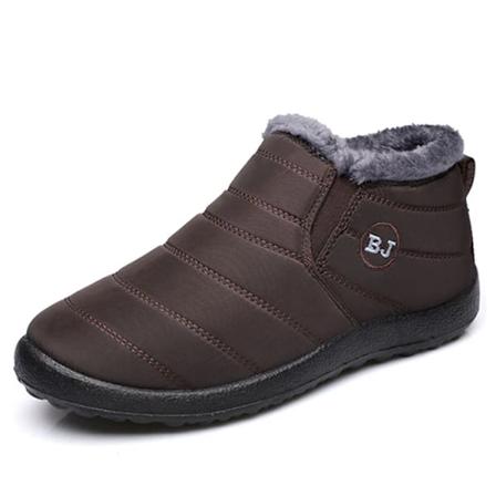 Dames Støvler Slip On Vinterstøvler Trend 2023 Vinter Sko Til Kvinder Booties Korte Vandtætte Sne Pels Støvler Ankel Bota Feminina Brown 1 35