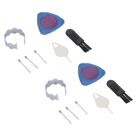 6 stk. Pen Spidser Udskiftning til Galaxy Z Fold 5 ABS Telefon Touchskærm Pen Skrive Nibber med Reparationsværktøj Grå