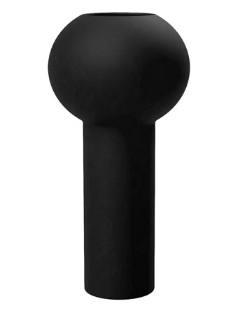 Pillar Vase 24Cm Black Cooee Design