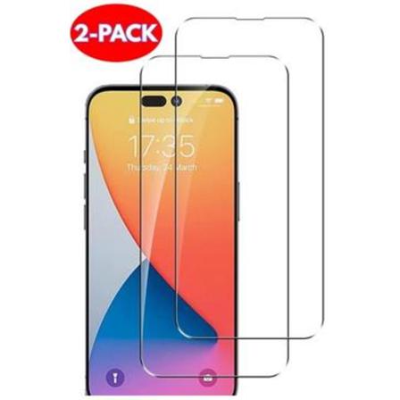 2-pack Iphone 14 Skärmskydd I Härdat Glas