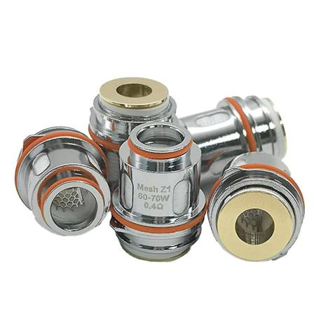 5 kpl Z-sarjan vaihtoverkko-keloja Z1 Ka1 0,4 ohmia Geekvape Zeus -keloille