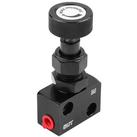 Universaali Motorsport jarrujen paineensäädin sulkuventtiili paineensäädin musta