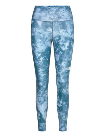 W Flex 25In Tight Print Sport Running-training Tights Blue The North Face