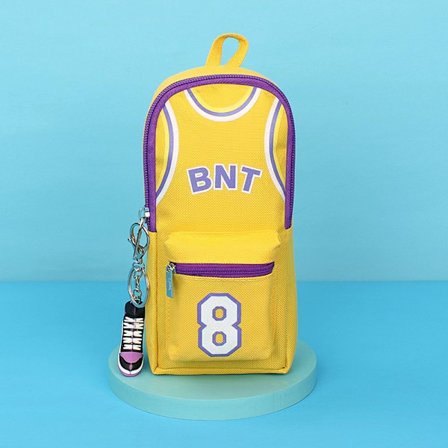 Basketball penalhus 21x10x8cm, gul basketball penalhus med stor kapacitet, basketball pe