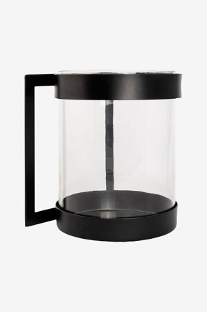 Halvor Bakke - Vila seinälyhty - Musta - Kynttilänjalat & lyhdyt - - Homeroom