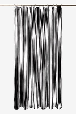 Jotex - Bruseforhæng Sort/elfenben - EMMY - Køb Badeforhæng hos Jotex