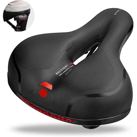 Motions-, mountainbike- eller landsvägscyklar, extra bred cykelsadel