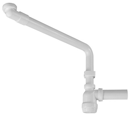 Faluplast 44820 Kommode vandlås lav bygning, Indendørs afløb