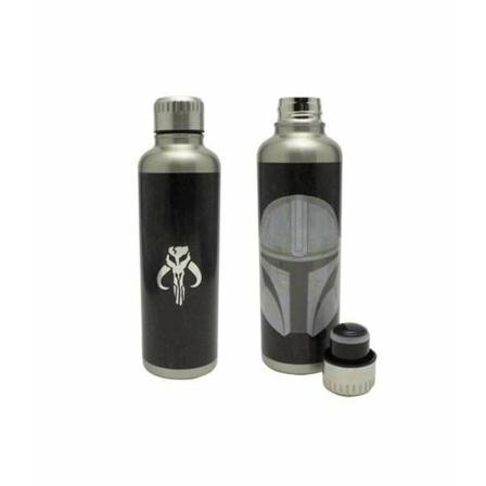 Vattenflaska Star Wars The Mandalorian Svart Metallic (500 Ml)