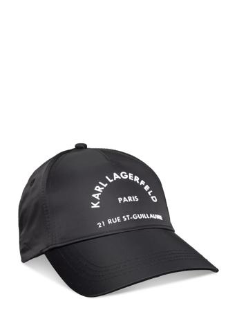 Rsg Nylon Cap Accessories Headwear Caps Svart Karl Lagerfeld