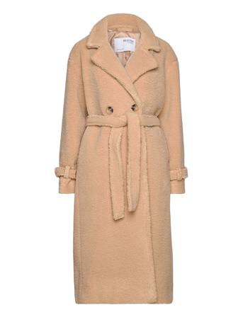 Slfbetty Teddy Coat B Beige Selected Femme
