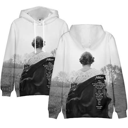 Taylor Swift sanger Taylor Swift kunst fotos periferi nyt 3D digitalt printet hættetrøje