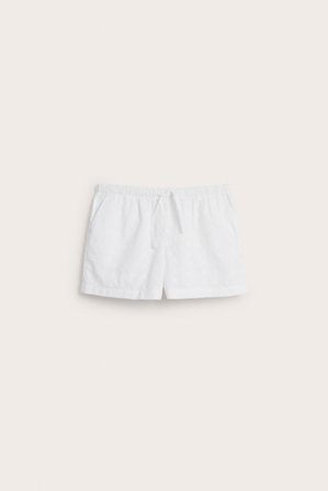 Kappahl | Broderade shorts | Vit