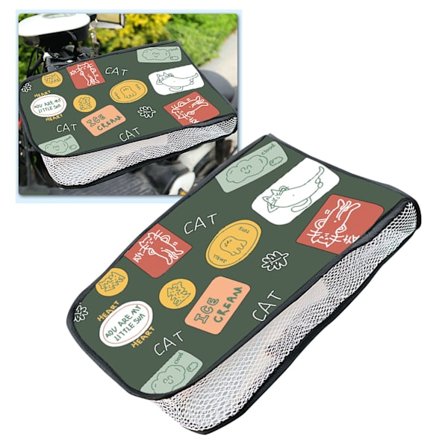 Styrhåndtag Net Handsker Åndbar Vandtæt Solbeskyttelse UV-beskyttelse Styr Sommermuffer Muffer til Motorcykel Smådyr