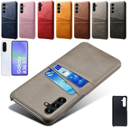 Samsung Galaxy A36 skal 2 kort fack grå -