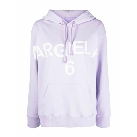 Mm6 Maison Margiela - Hoodies - Lila - Dam - Storlek: L, Dam, Storlek: L