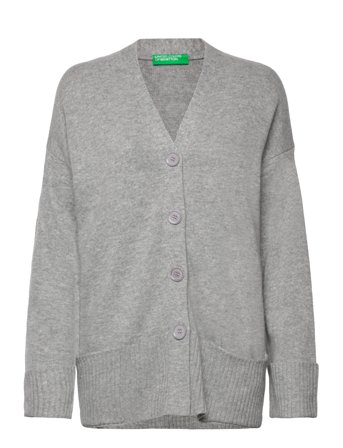 United Colors of Benetton L/S Cardigan - Grey - L
