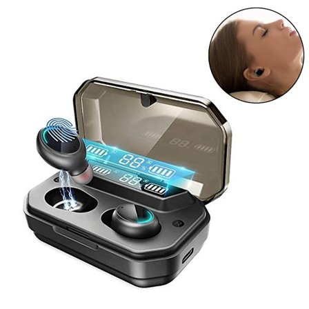 Mordely Trådlösa hörlurar Bluetooth hörlurar