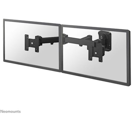Understøttelsesvæg til 2 LCD-skærme - NEWSTAR - FPMA-W960D - Sort - 10"-27" - Tiltbar