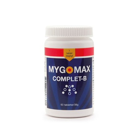 Mezina MYGOMAX B-vitamin Complex, Helse & Madvarer, B-vitamin, Øvrige