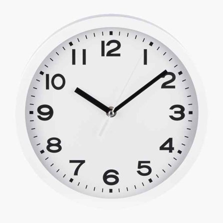 Väggklocka 25 cm vit - Biltema