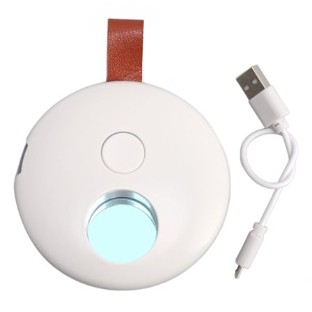 Bærbar USB-genopladelig infrarød bugdetektor med 3 hastighedsblink og 100mAh batteri hvid