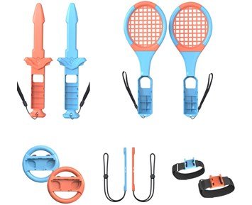 Gaminja-Nintendo Switch 2 Combo Kit 11in1-Tilbehørssett for Nintendo Switch 2 Joy-Con 2-Gaming-Nintendo-tilbehør