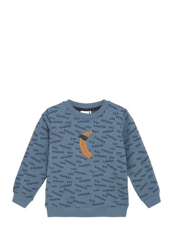 Sweatshirt Ls Aop Blue Minymo