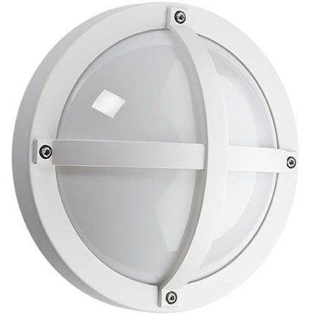 SG Armaturen Solo Veggarmatur hvit, 11,5 W, med skumringsrelé, Belysning