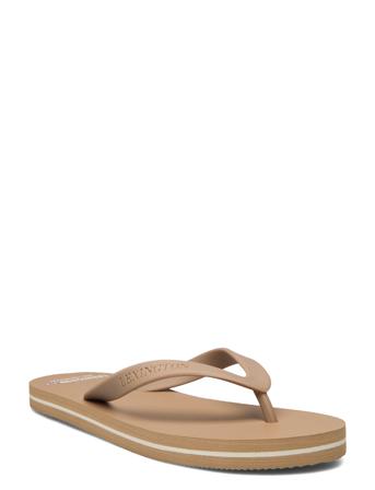 Orlando Flipflop Shoes Summer Shoes Flip Flops Beige Lexington Clothing*Betinget Tilbud
