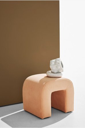 Pastill - Odette puf - Rosa - Fodskamler & puffer - Fra Homeroom