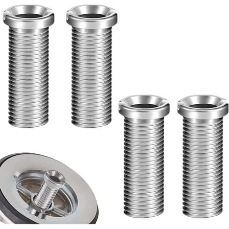 4 kpl Allas-kori Ruuvit 35mm Ruostumaton Teräs Ontto Ruuvi Viemäriruuvit Allas-kori Ruuvien Kiinnitysvarusteet Keittiön Pesualtaan (Hopea)