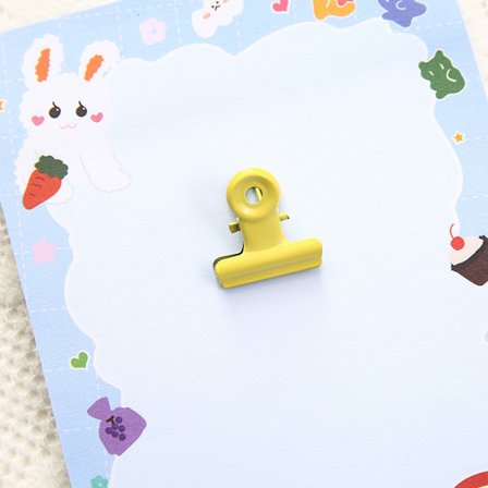 Bulldog Små Klips, 50stk Metal Bulldog Binder Klips, 22mm Bulldog Papirklips, Sorte Hængselsklips til Madposer, Fotos, Hjemmekontorartikler (Lemo