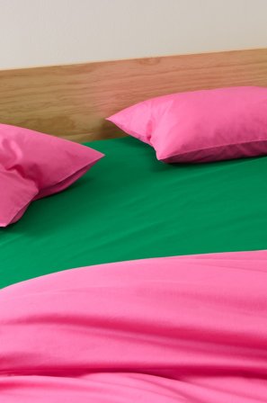 Jotex - Stretchlaken Økologisk Smaragdgrønn - ZACK - Kjøp Dra-på-laken hos Jotex