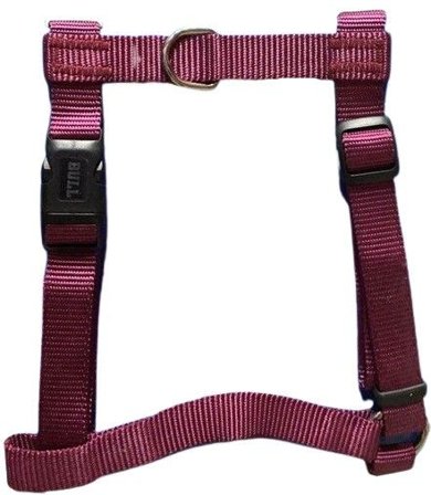 Bull Adjustable Harness 50-70 cm Burgundy