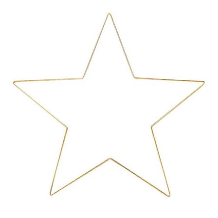 Jern 5-takket stjerne vægdekoration vedhæng boligtilbehør